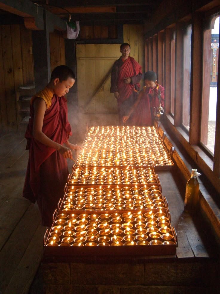 tibet i want to light these candles and hang out with the monks!!!